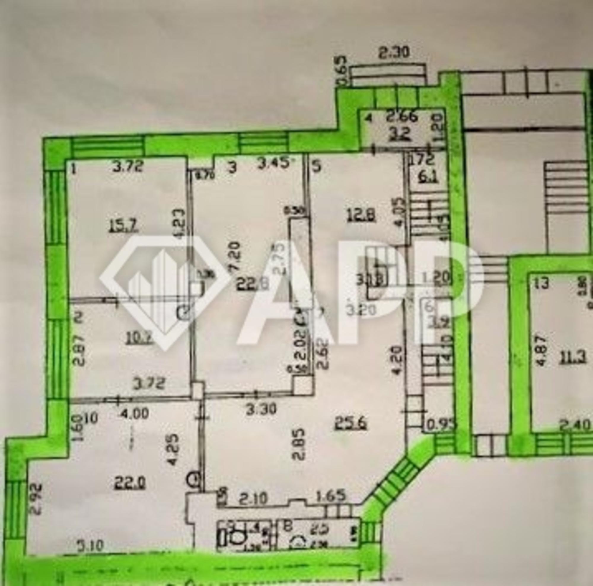 Купить офис, помещение под офис за 12 000 000 рублей на Часовая , 6