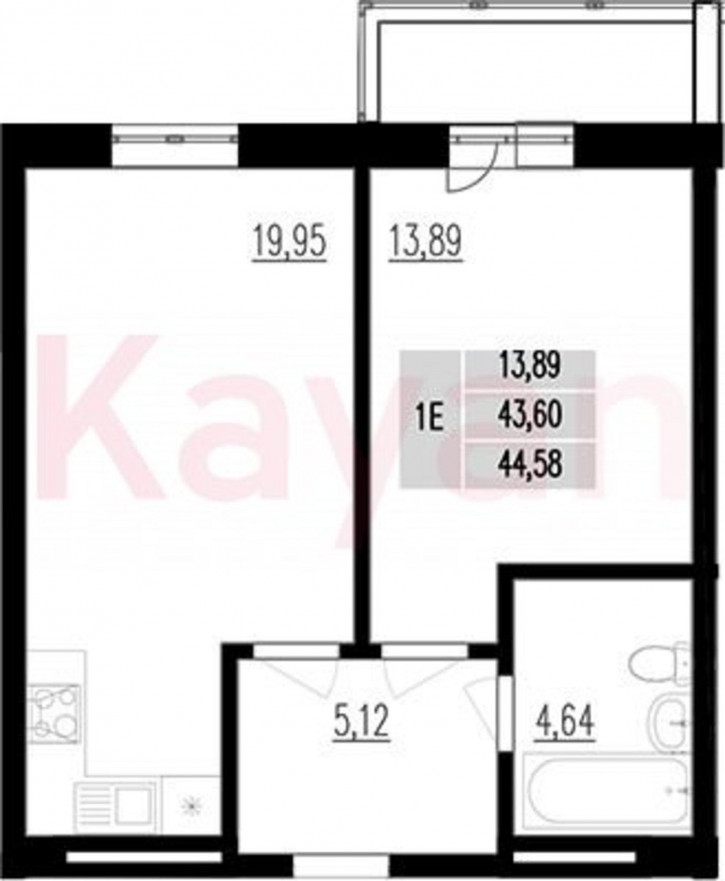 2-комн квартира в новом доме ул Базовская