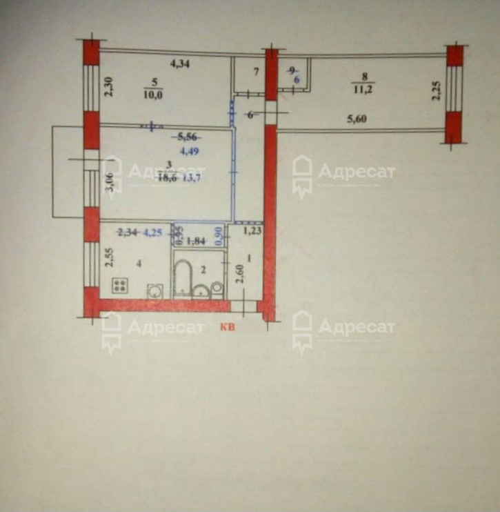 3-комн квартира проспект Маршала Жукова,  д.131