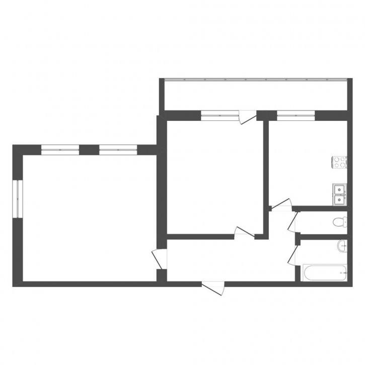 2-комн квартира Газопромысловая, 4