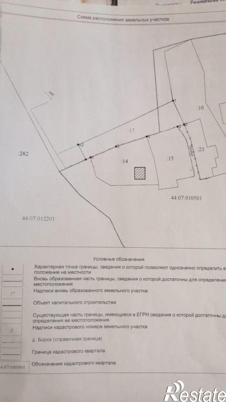 Земельный участок Борок д
