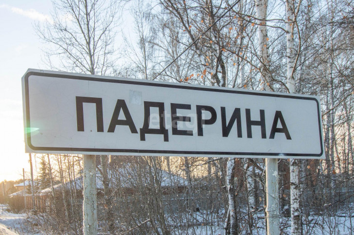 Земельный участок Падерина