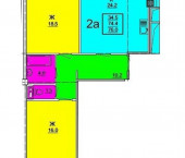2-комн, 76кв м, этаж 2/9 Егоршина ул.