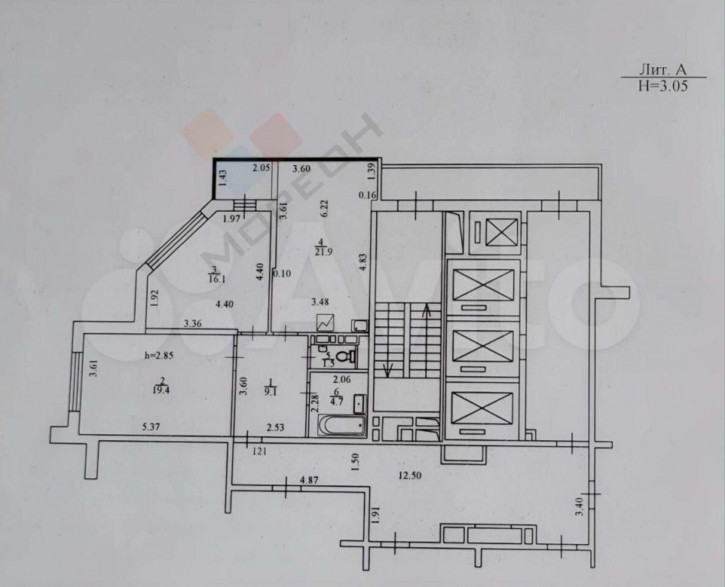 2-комн квартира Береговая ул, 2/к2