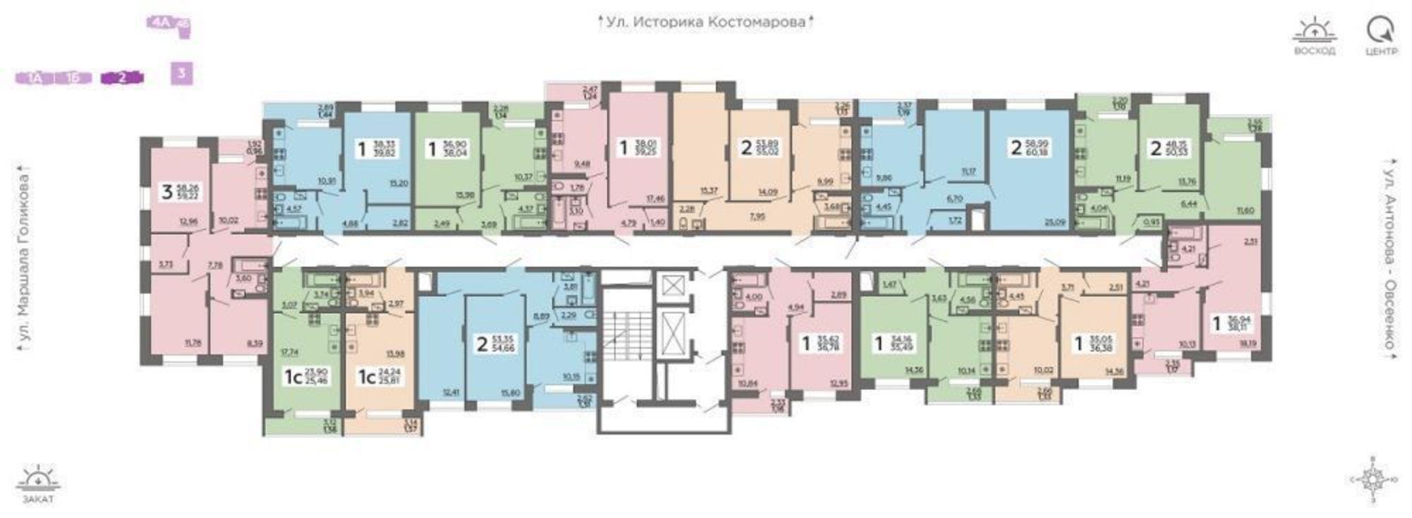 Купить квартиру за 3 648 000 рублей на улица Независимости, 78