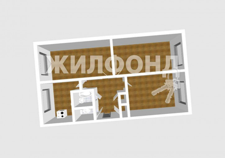 3-комн квартира Трудовая улица, д.49