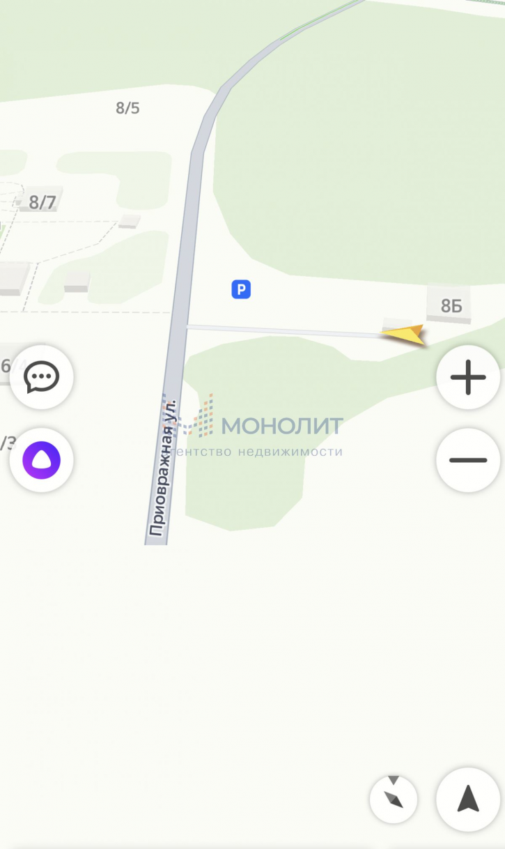 Земельный участок Приовражная ул