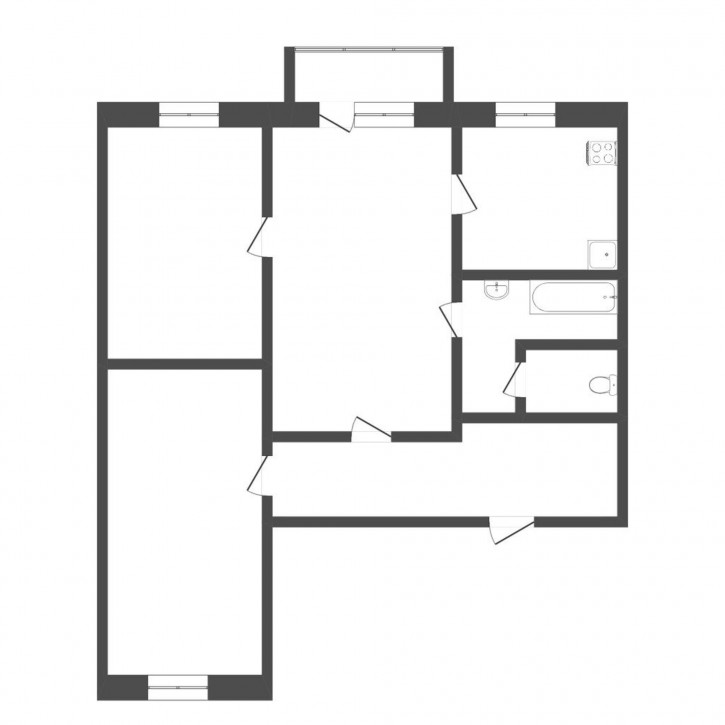 3-комн квартира Ленина, 69а
