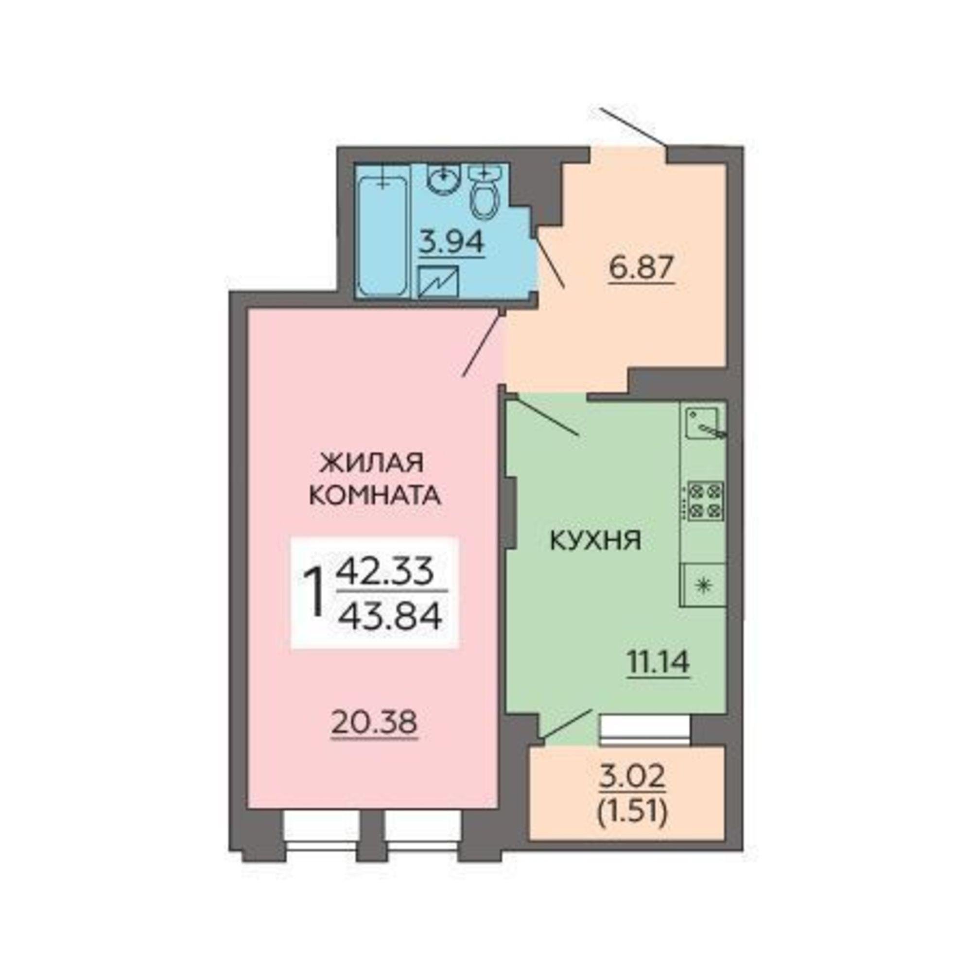 Купить квартиру за 5 786 000 рублей на улица Гаршина, д. 25