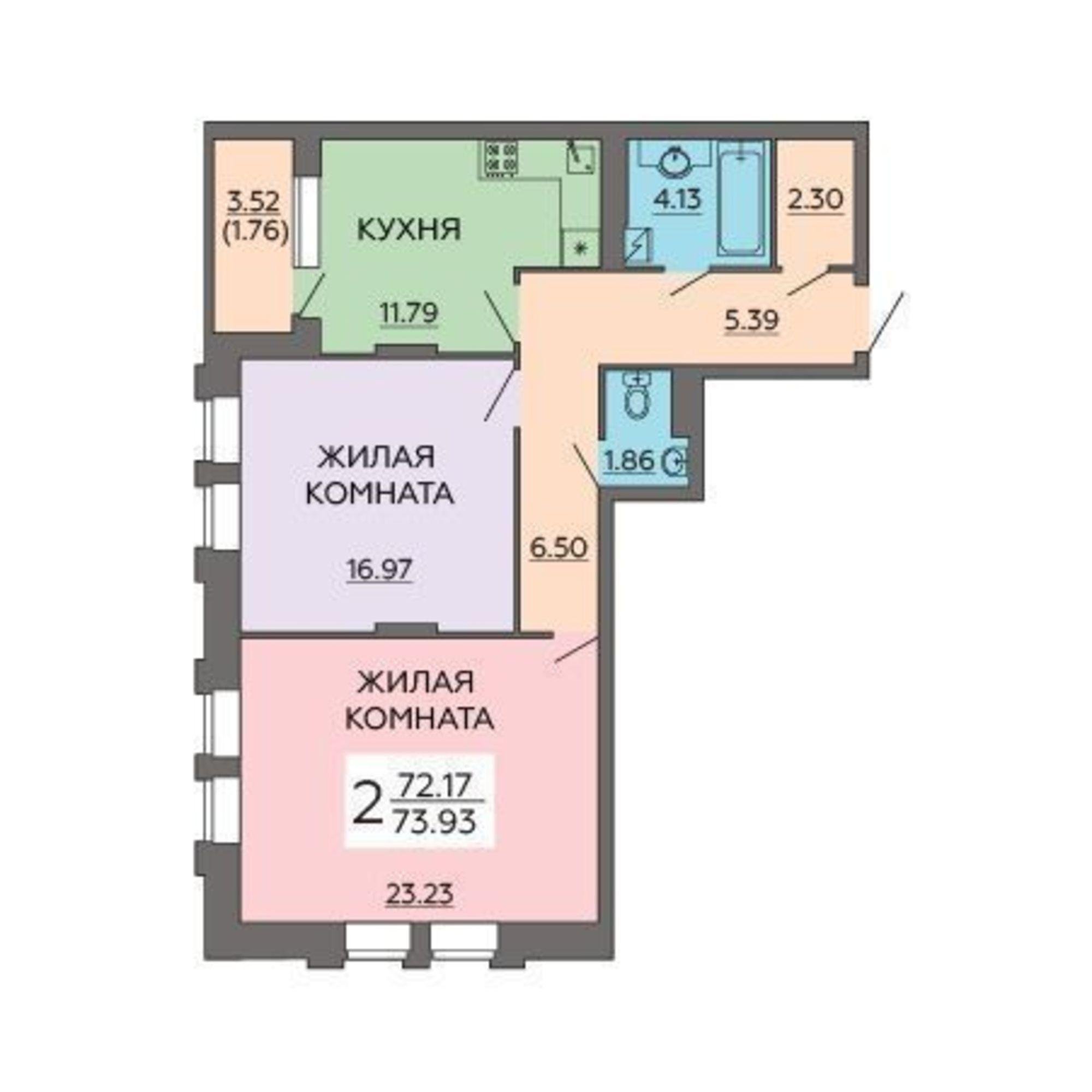 Купить квартиру за 8 649 000 рублей на улица Гаршина, д. 25