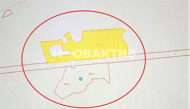 Земельный участок Новосибирская обл, Чановский р-н, аул Тебис