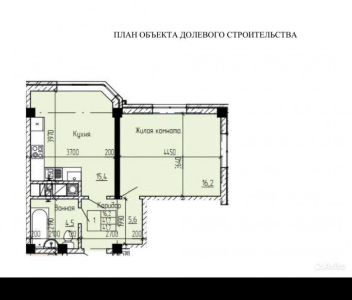 1-комн квартира Патриса Лумумбы ул, 27