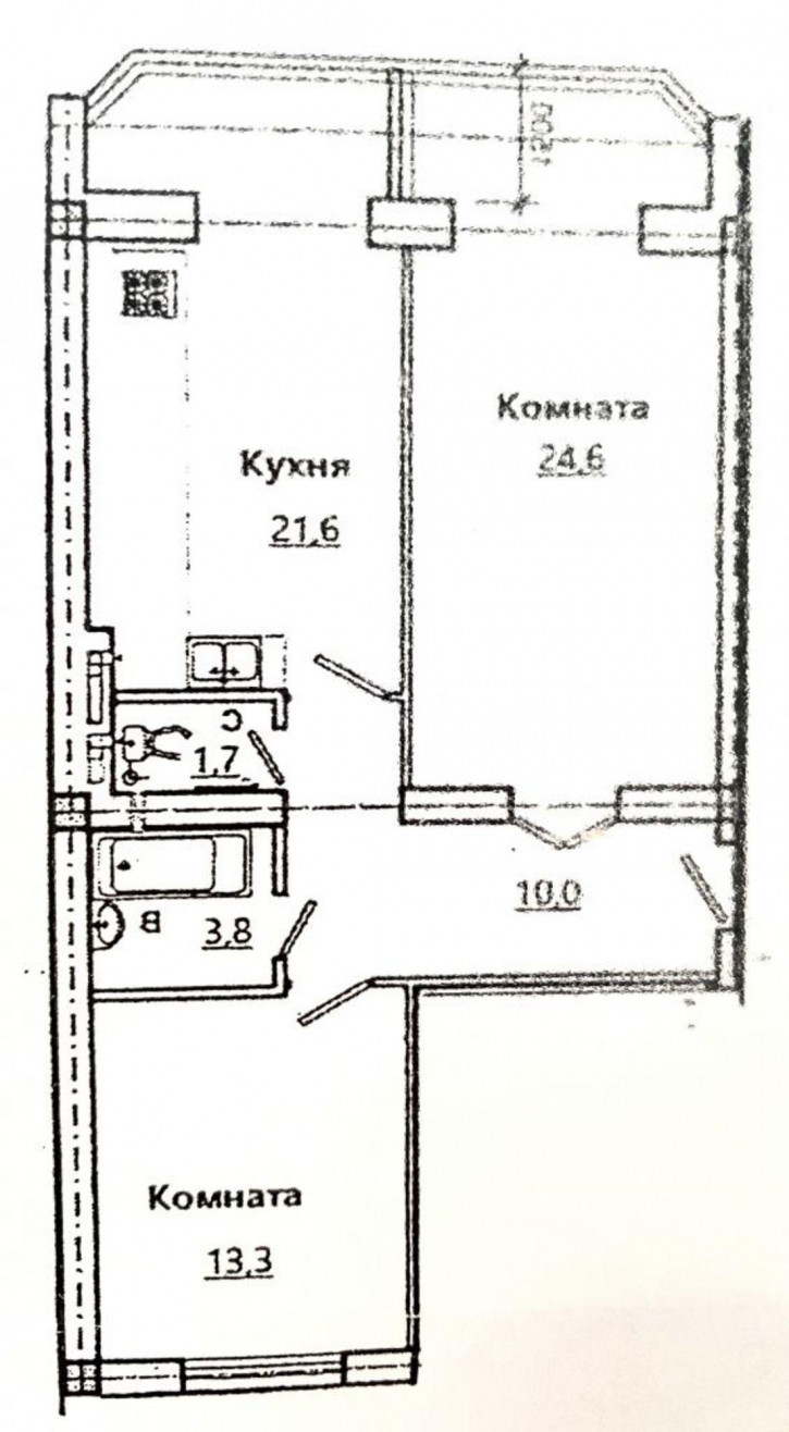 2-комн квартира Оранжерейная ул, 17к4