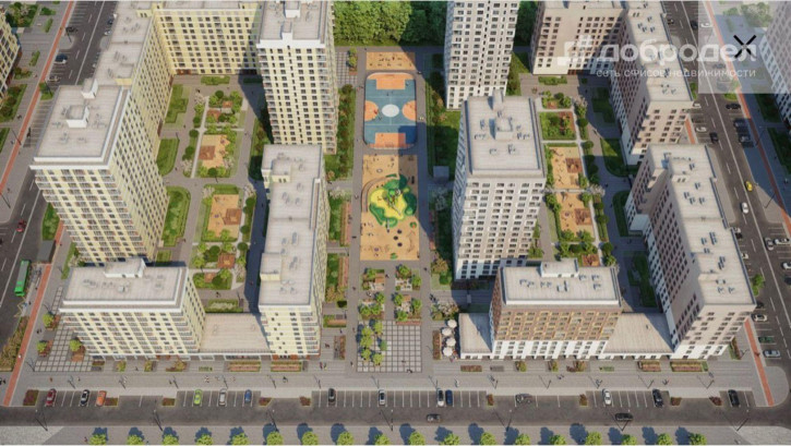 2-комн квартира в новом доме б-р Новосинарский, 1
