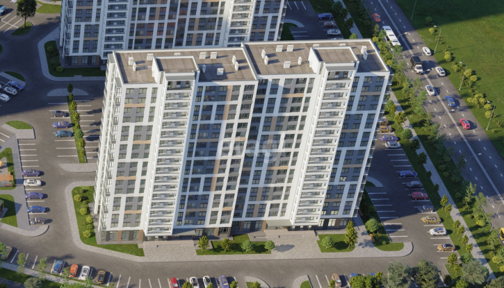 2-комн квартира в новом доме Фармана Салманова, 23