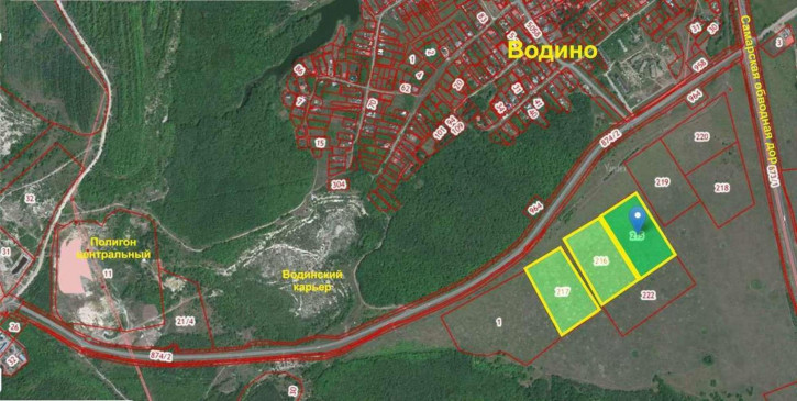 Земельный участок Новосемейкино посёлок городского типа