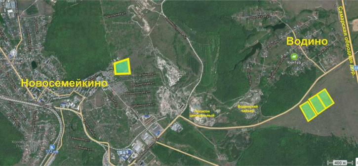 Земельный участок Новосемейкино посёлок городского типа