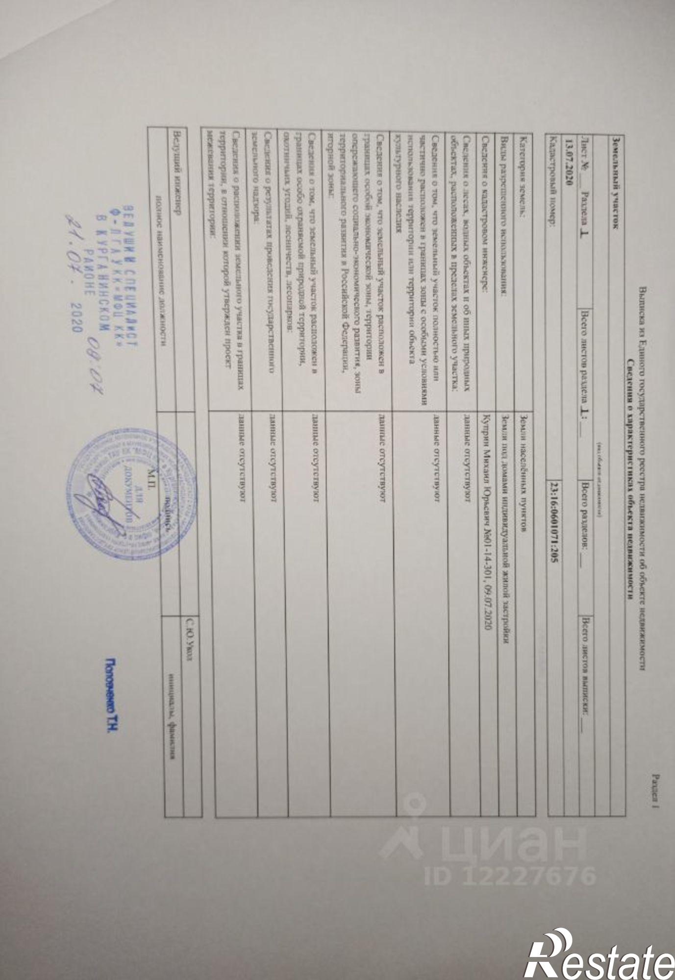 Купить землю, земельный участок за 1 792 000 рублей на Лабинская улица, 87