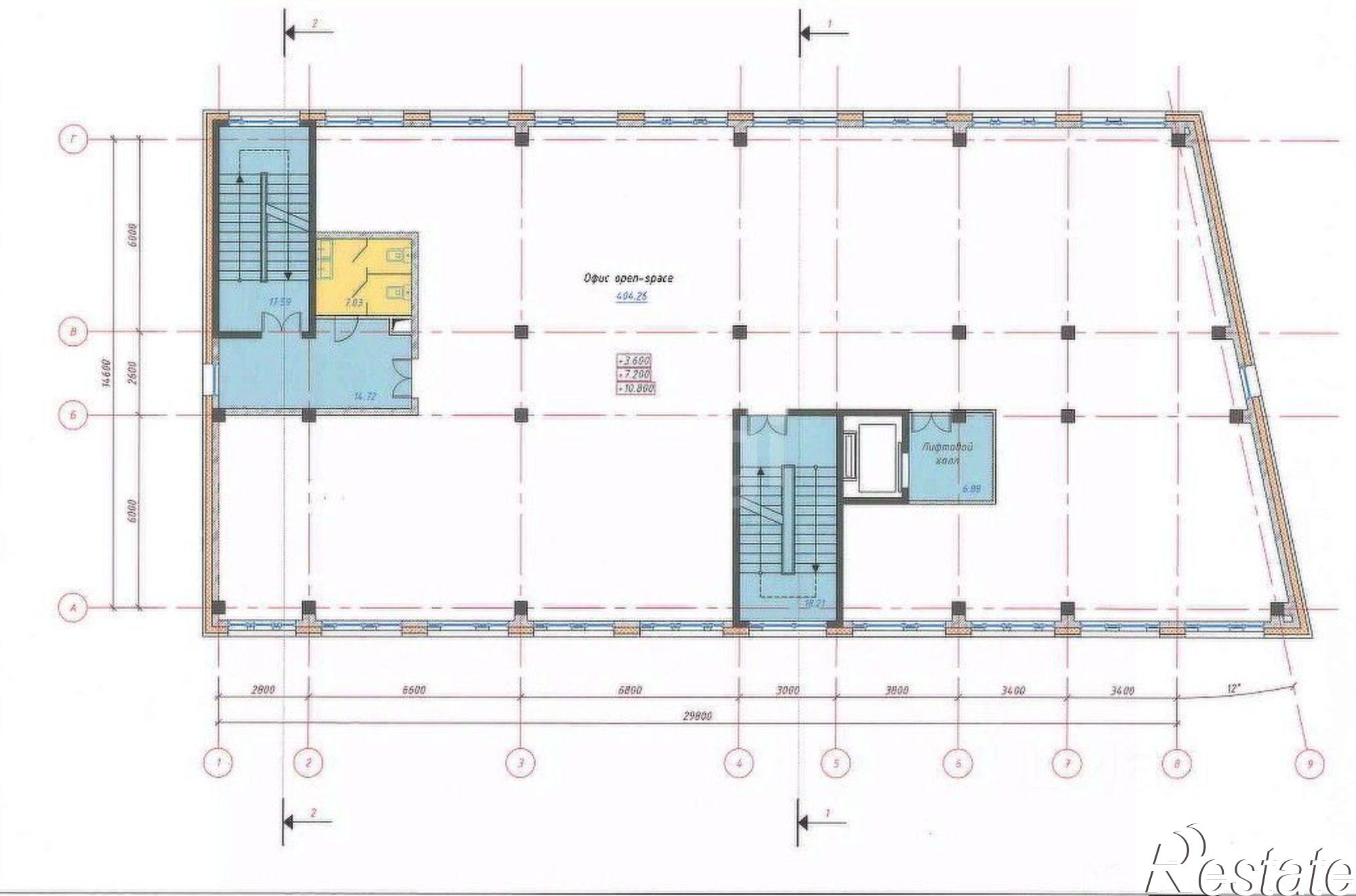 Сдать офис, помещение под офис за 212 500 рублей на улица Дзержинского, 9