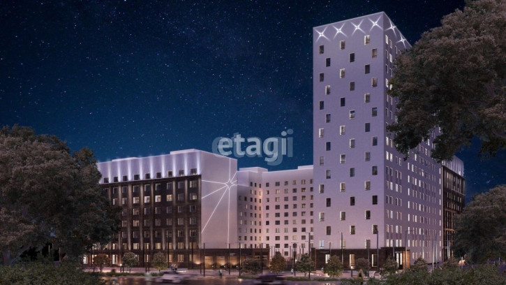1-комн квартира в новом доме Новгородская, 22