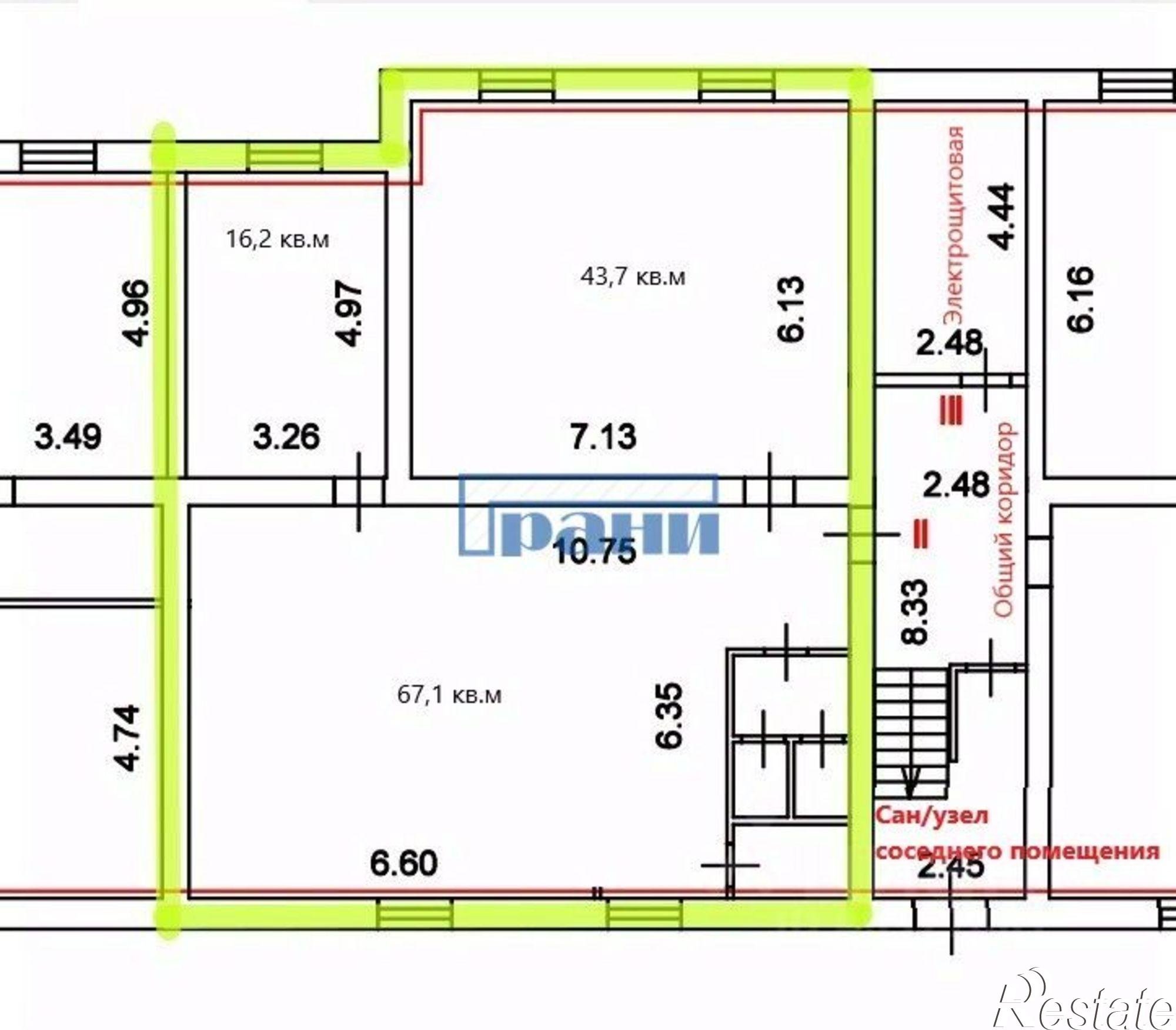 Купить офис, помещение под офис за 5 715 000 рублей на ул Рябиновая, 3В