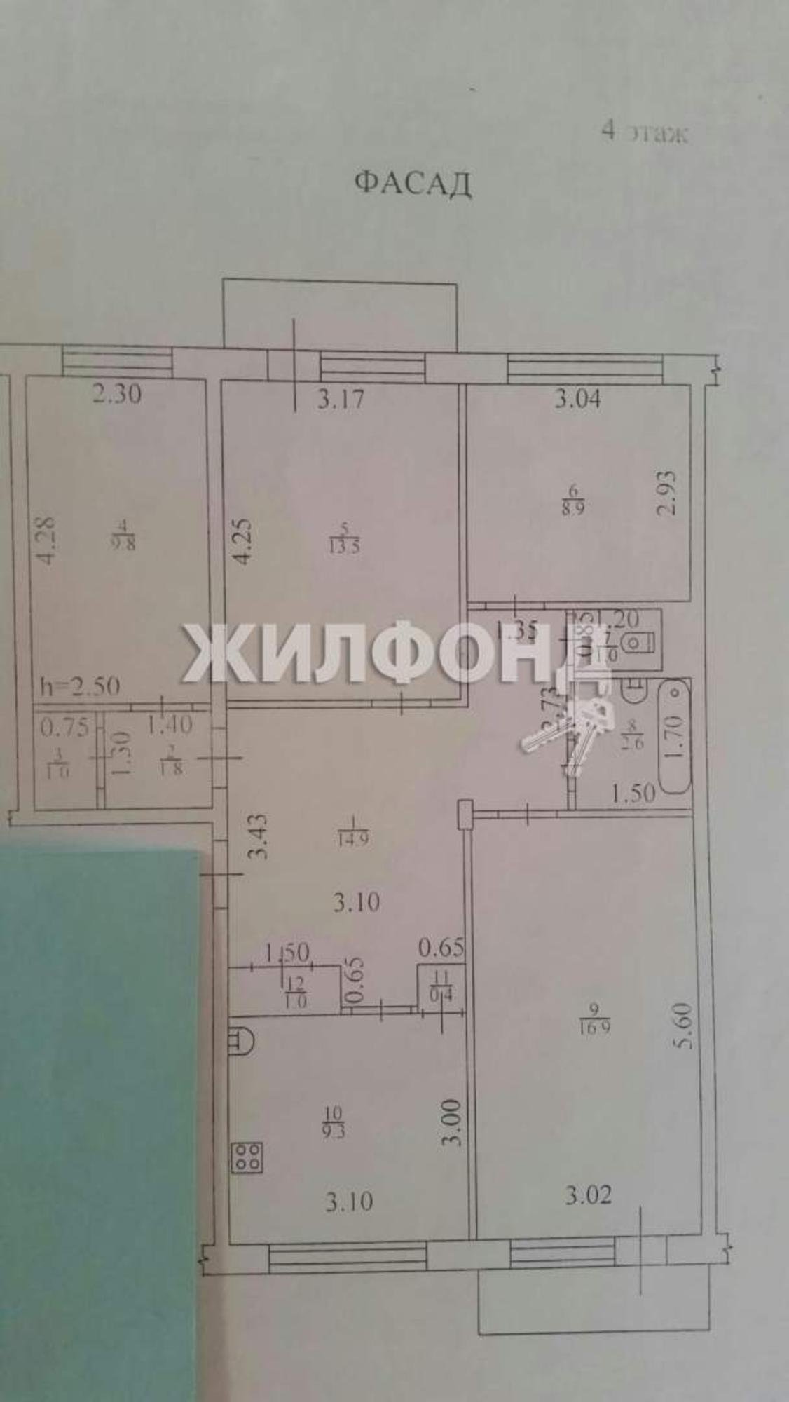 Купить квартиру за 2 790 000 рублей на Красноярский переулок, д.30/1