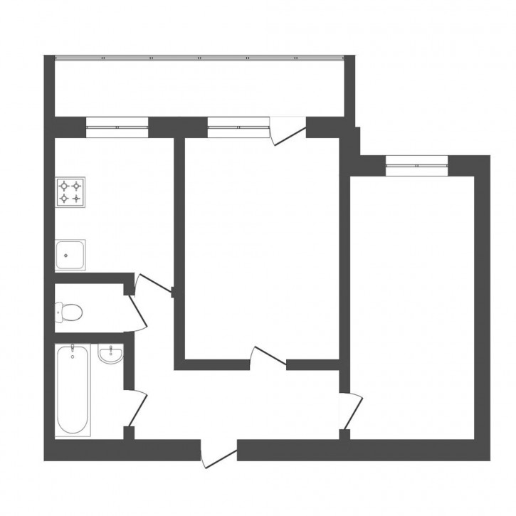 2-комн квартира Мира, 24