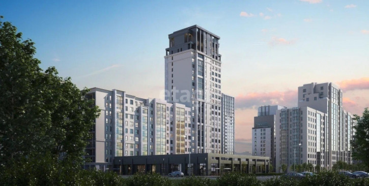 1-комн квартира в новом доме Разведчика Кузнецова, 16