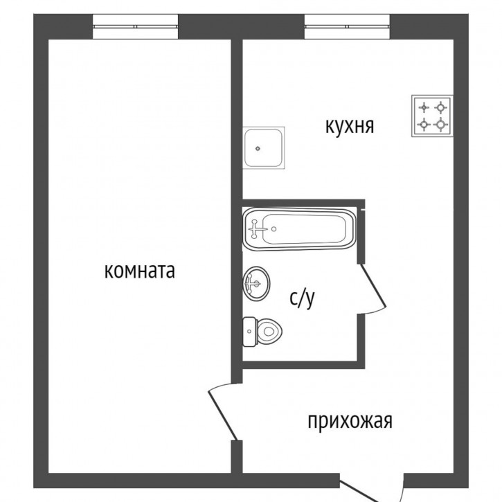 1-комн квартира улица Светлова