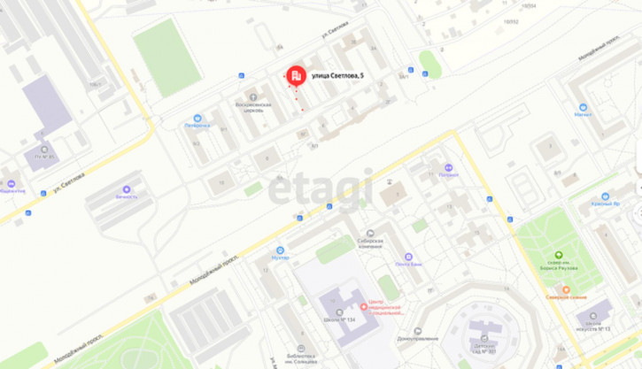 1-комн квартира улица Светлова