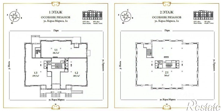 Отдельное здание ул Карла Маркса, 1А,  д. 1А