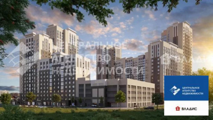 2-комн квартира в новом доме улица Островского, 126