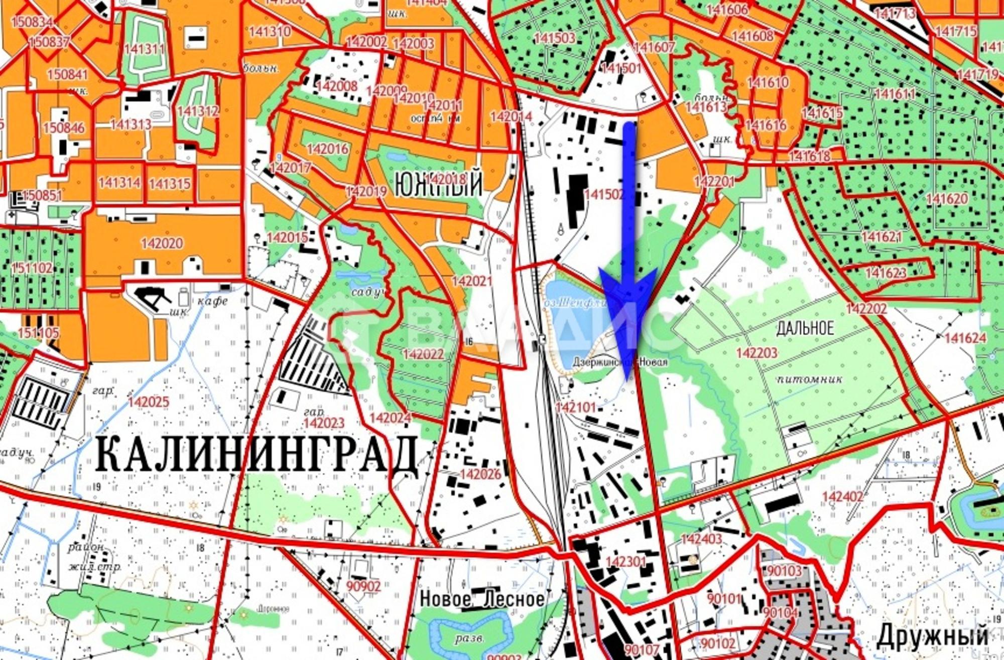 Купить землю, земельный участок за 200 000 000 рублей на улица Дзержинского, 222