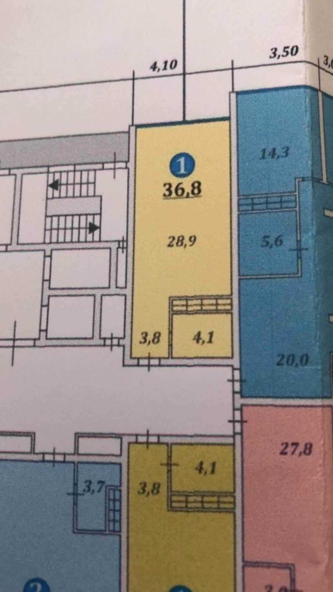 Купить квартиру за 11 040 000 рублей на мир, 40/3