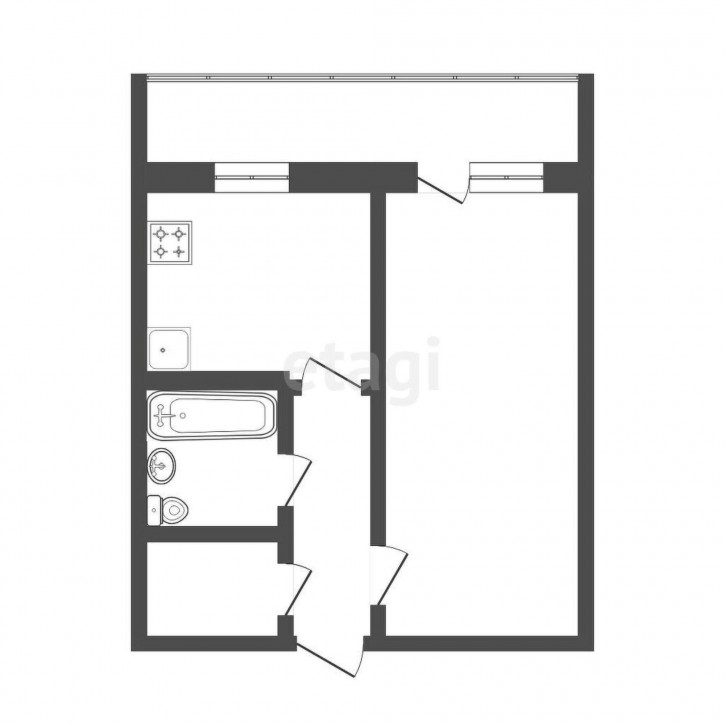 1-комн квартира Мира, 17