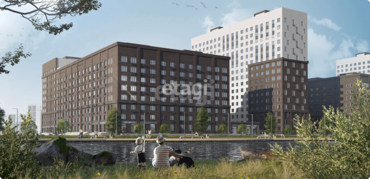 2-комн квартира в новом доме Новгородская, 20