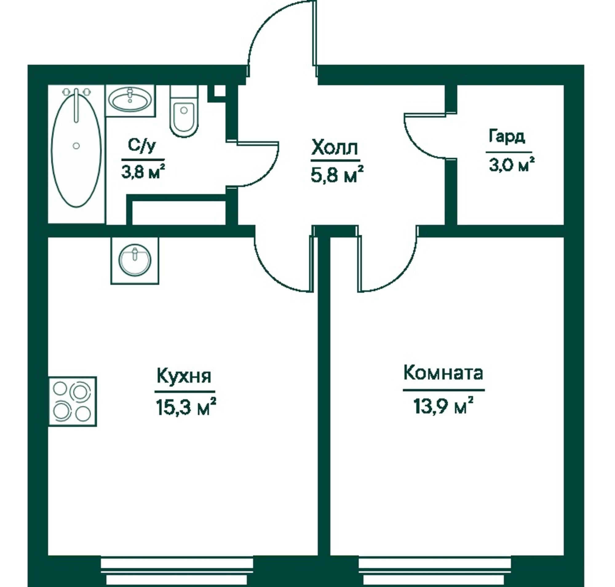 Купить квартиру за 8 702 530 рублей на Ново-Садовая улица, 1