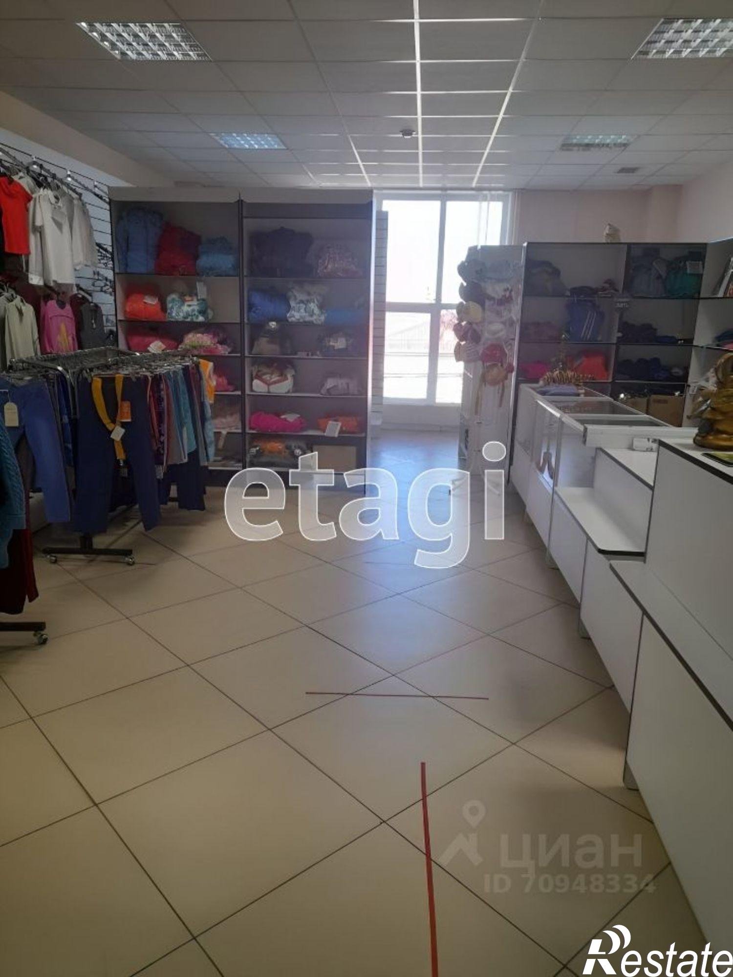 Купить торговое помещение за 2 341 040 рублей на ул Луначарского, 69