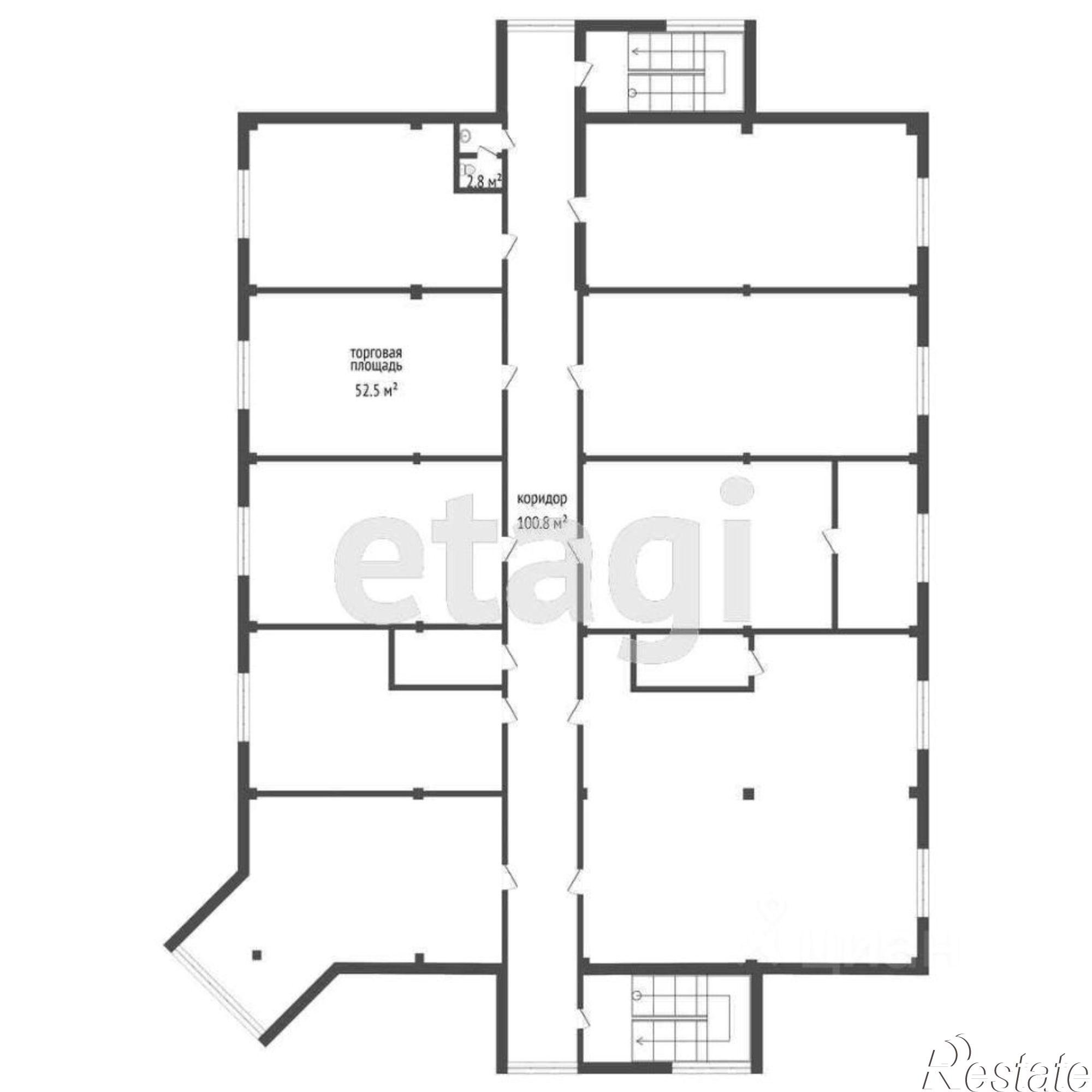 Купить торговое помещение за 2 341 040 рублей на ул Луначарского, 69