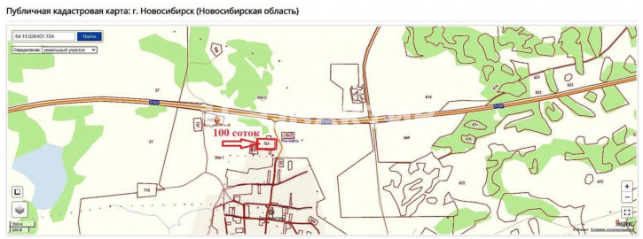 Земельный участок улица Садовая, 44