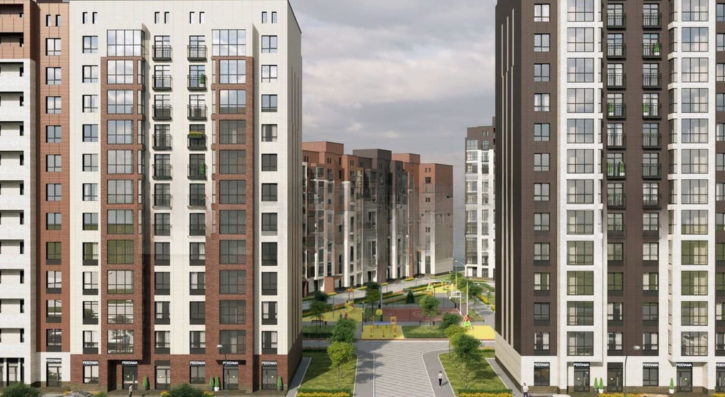 3-комн квартира в новом доме улица Ильи Глазунова, 4