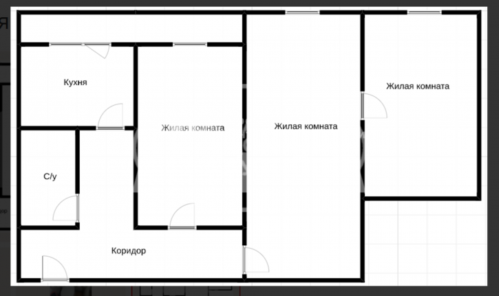 3-комн квартира улица Репина, 6