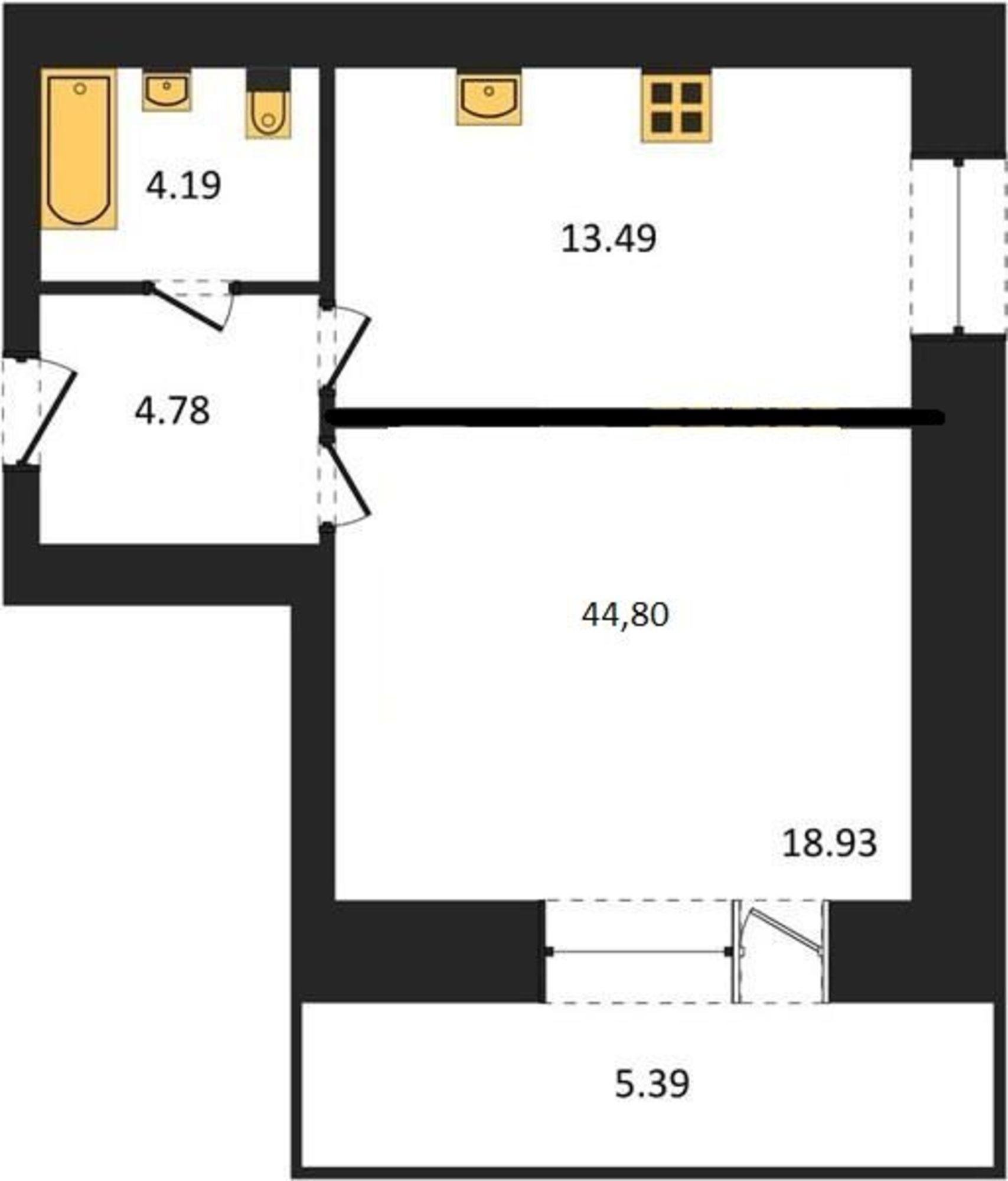 Купить квартиру за 3 306 000 рублей на Родионовка ул, 19