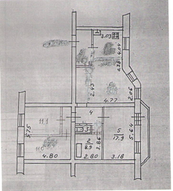 3-комн квартира Чайковского ул, 25А