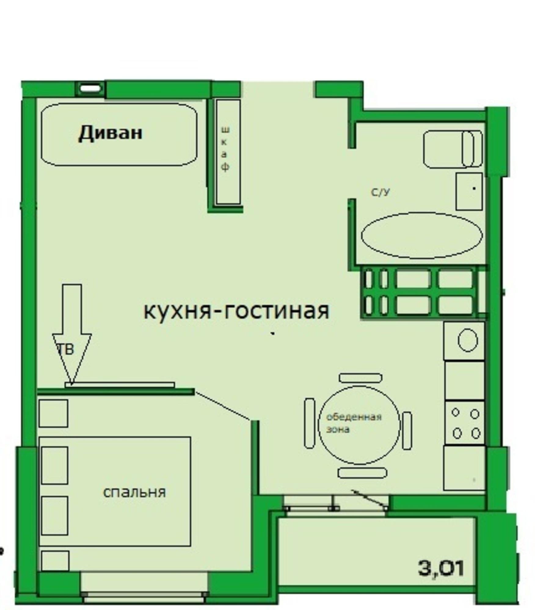 Купить квартиру за 3 999 000 рублей на Физкультурная улица, 103