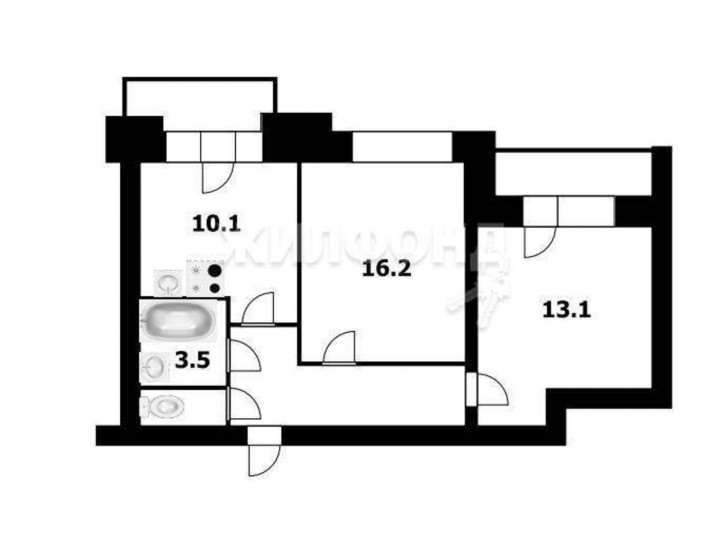 2-комн квартира Благовещенская улица, д.48/1