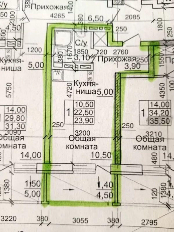 1-комн квартира в новом доме б-р Комарова, 1 к.2