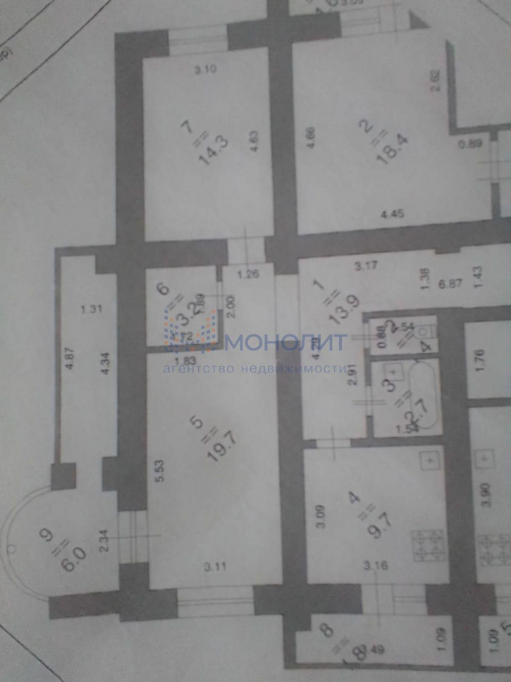 2-комн квартира Обухова ул, 6