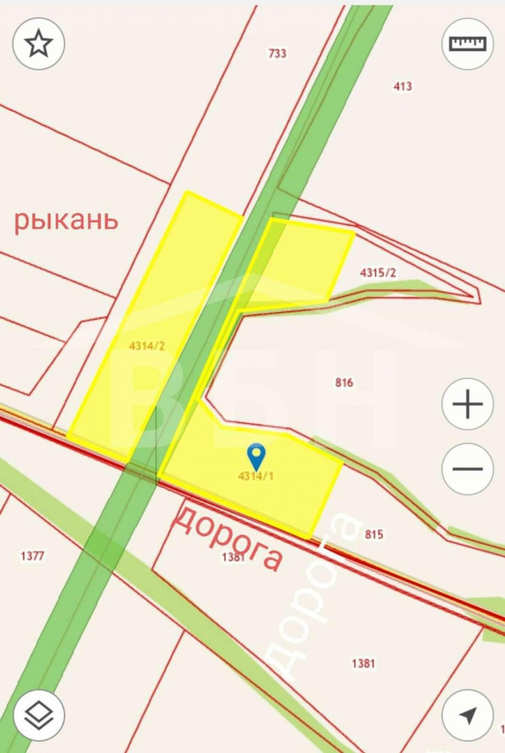 Земельный участок Рыкань село