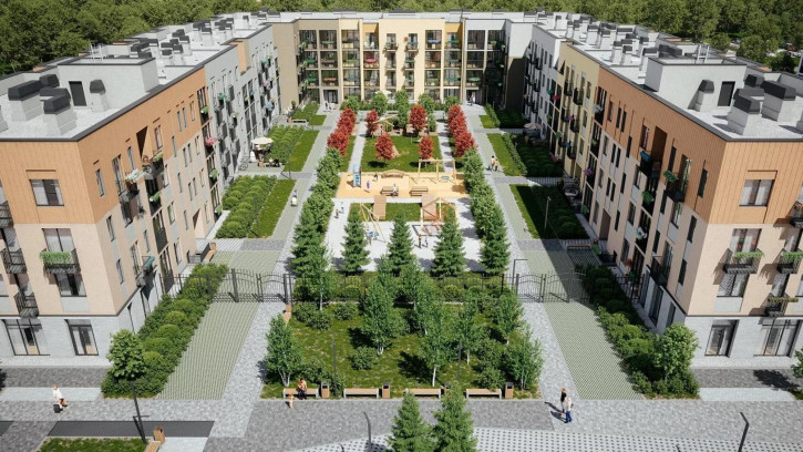 2-комн квартира в новом доме Бульварная улица, 7